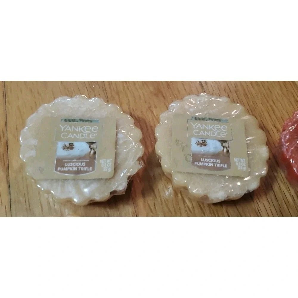 Lot Of 10 Yankee Candle Wax Melts Tarts Autumn Wreath Pumpkin Trifle Plus Others